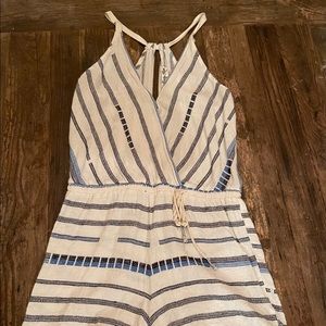 Romper with open back